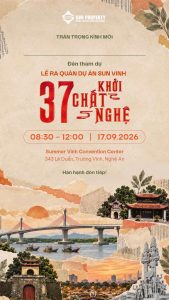 thư mời lễ ra quân sun trường vinh