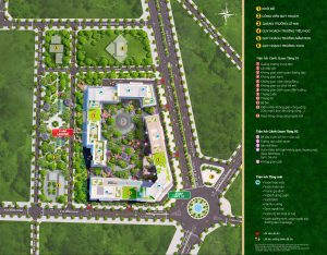 mặt bằng tổng thể sun glory residence